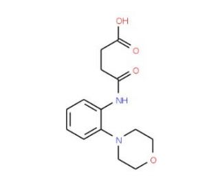 N-(2-Morpholin-4-yl-phenyl)-succinamic acid - chemical structure image