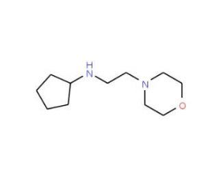 N-(2-morpholin-4-ylethyl)cyclopentanamine - chemical structure image