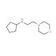 N-(2-morpholin-4-ylethyl)cyclopentanamine - chemical structure image