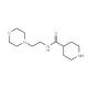 N-(2-morpholin-4-ylethyl)piperidine-4-carboxamide - chemical structure image