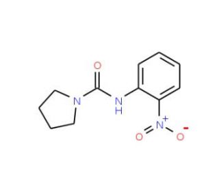 N-(2-nitrophenyl)pyrrolidine-1-carboxamide - chemical structure image