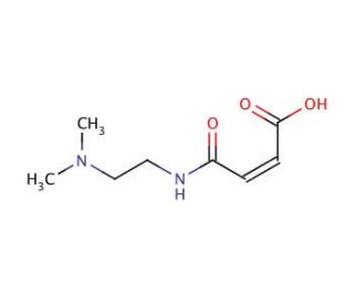 N-(2-N&prime;,N&prime;-Dimethylaminoethyl)fumaramic Acid - chemical structure image