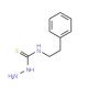 N-(2-phenylethyl)hydrazinecarbothioamide (CAS 21198-23-2) - chemical structure image