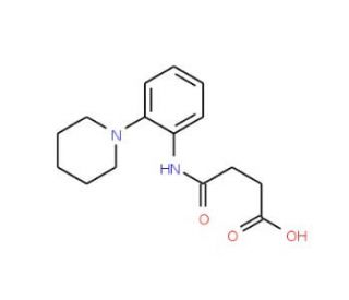 N-(2-Piperidin-1-yl-phenyl)-succinamic acid - chemical structure image