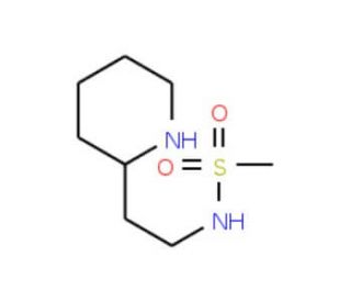 N-(2-Piperidin-2-yl-ethyl)-methanesulfonamide - chemical structure image