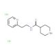 N-(2-pyridin-2-ylethyl)piperidine-4-carboxamide dihydrochloride - chemical structure image