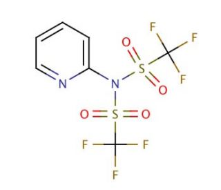 N-(2-Pyridyl)bis(trifluoromethanesulfonimide) (CAS 145100-50-1) - chemical structure image