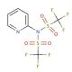 N-(2-Pyridyl)bis(trifluoromethanesulfonimide) (CAS 145100-50-1) - chemical structure image
