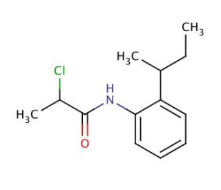 N-(2-sec-butylphenyl)-2-chloropropanamide - chemical structure image