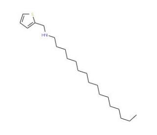 N-(2-Thienylmethyl)-1-hexadecanamine - chemical structure image