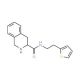 N-[2-(thiophen-2-yl)ethyl]-1,2,3,4-tetrahydroisoquinoline-3-carboxamide - chemical structure image
