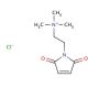 N-[2-(Trimethylammonium)ethyl]maleimide Chloride (CAS 69684-10-2) - chemical structure image