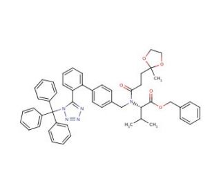 N-[(2&prime;-Trityltetrazol[1,1&prime;-biphenyl]-4-yl)methyl]-N-[3-(2-methyl-1,3-dioxolan-2-yl)-1-oxopropyl]-L-valine Benzyl Ester - chem