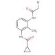 N-{3-[(2-Bromoacetyl)amino]-2-methylphenyl}cyclopropanecarboxamide (CAS 1138443-78-3) - chemical structure image