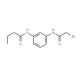 N-{3-[(2-Bromoacetyl)amino]phenyl}butanamide - chemical structure image