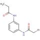 N-{3-[(2-Bromoacetyl)amino]phenyl}propanamide - chemical structure image
