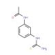 N-{3-[(aminocarbonothioyl)amino]phenyl}acetamide (CAS 1614-34-2) - chemical structure image