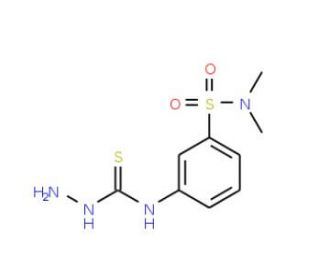 N-{3-[(dimethylamino)sulfonyl]phenylhydrazinecarbothioamide - chemical structure image