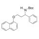N-[3-(1-Naphthalenyloxy)-1-phenylpropyl]carbamic acid 1,1-dimethylethyl ester (CAS 1404234-03-2) - chemical structure image