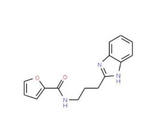 N-[3-(1H-1,3-benzodiazol-2-yl)propyl]furan-2-carboxamide - chemical structure image