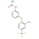 N-{3-[2-Amino-4-(trifluoromethyl)phenoxy]-phenyl}acetamide - chemical structure image