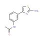 N-[3-(2-Amino-thiazol-4-yl)-phenyl]-acetamide - chemical structure image
