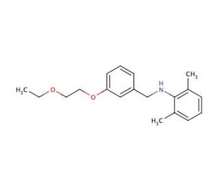 N-[3-(2-Ethoxyethoxy)benzyl]-2,6-dimethylaniline - chemical structure image