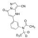 N-(3-(3-Cyano-7-oxo-4,7-dihydropyrazolo[1,5-a]pyrimidin-5-yl)phenyl)-N-(ethyl-d5)acetamide - chemical structure image