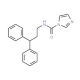 N-(3,3-diphenylpropyl)-1H-imidazole-1-carboxamide - chemical structure image