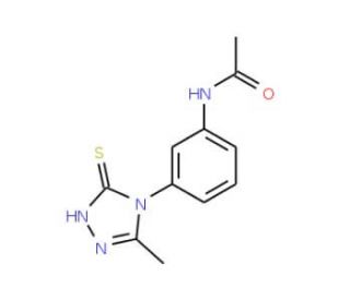 N-[3-(3-mercapto-5-methyl-4H-1,2,4-triazol-4-yl)phenyl]acetamide - chemical structure image