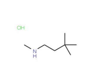 N,3,3-Trimethyl-1-butanamine hydrochloride - chemical structure image