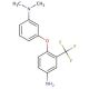 N-{3-[4-Amino-2-(trifluoromethyl)phenoxy]phenyl}-N,N-dimethylamine - chemical structure image