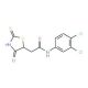 N-(3,4-Dichlorophenyl)-2-(2-mercapto-4-oxo-4,5-dihydro-1,3-thiazol-5-yl)acetamide - chemical structure image
