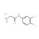 N-(3,4-dichlorophenyl)-2-(methylamino)acetamide hydrochloride (CAS 22010-09-9) - chemical structure image