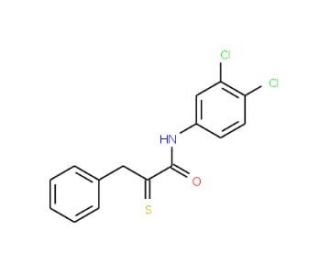 N-(3,4-Dichlorophenyl)-3-phenyl-2-thioxopropanamide - chemical structure image