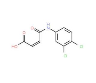 N-(3,4-Dichlorophenyl)maleamic acid (CAS 21395-61-9) - chemical structure image