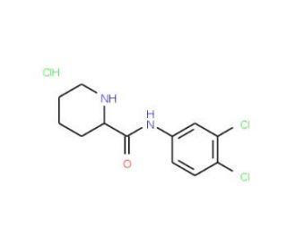 N-(3,4-dichlorophenyl)piperidine-2-carboxamide hydrochloride - chemical structure image
