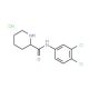 N-(3,4-dichlorophenyl)piperidine-2-carboxamide hydrochloride - chemical structure image