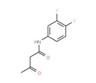 N-(3,4-Difluoro-phenyl)-3-oxo-butyramide (CAS 414872-57-4) - chemical structure image