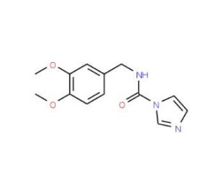 N-(3,4-dimethoxybenzyl)-1H-imidazole-1-carboxamide - chemical structure image