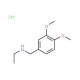N-(3,4-dimethoxybenzyl)-N-ethylamine hydrochloride (CAS 40171-95-7) - chemical structure image