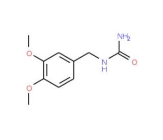 N-(3,4-Dimethoxybenzyl)urea (CAS 65609-19-0) - chemical structure image