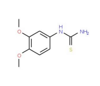 N-(3,4-dimethoxyphenyl)thiourea - chemical structure image