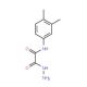 N-(3,4-dimethylphenyl)-2-hydrazino-2-oxoacetamide - chemical structure image