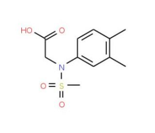 N-(3,4-Dimethylphenyl)-N-(methylsulfonyl)-glycine - chemical structure image