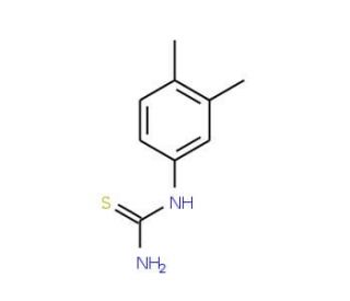 N-(3,4-dimethylphenyl)thiourea (CAS 16738-18-4) - chemical structure image