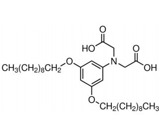 N-[3,5-Bis(decyloxy)phenyl]-N-(carboxymethyl)glycine (CAS 153125-17-8) - chemical structure image