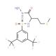 N-[3,5-Bis(trifluoromethyl)benzenesulphonyl]-L-methionyl hydrazide (CAS 175202-22-9) - chemical structure image
