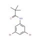N-(3,5-Dibromophenyl)pivalamide (CAS 1020252-74-7) - chemical structure image