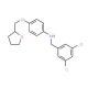 N-(3,5-Dichlorobenzyl)-4-(tetrahydro-2-furanylmethoxy)aniline (CAS 1040690-66-1) - chemical structure image
